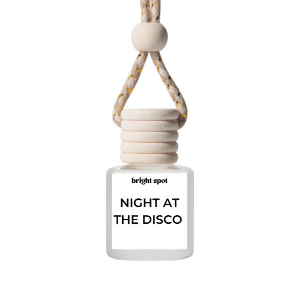 bright spot  night at the disco car jar diffuser citrus amber E11even nightclubscent